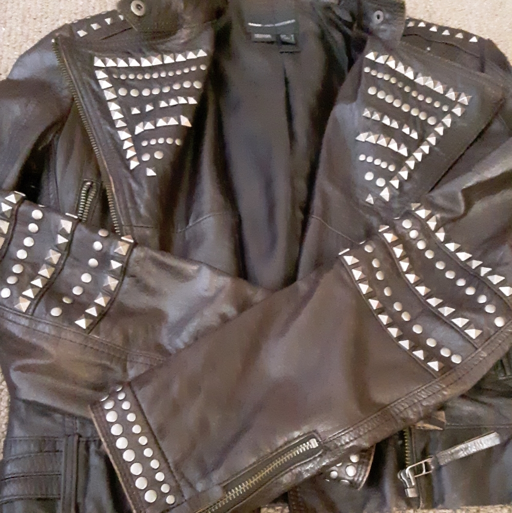 Women's leather jacket